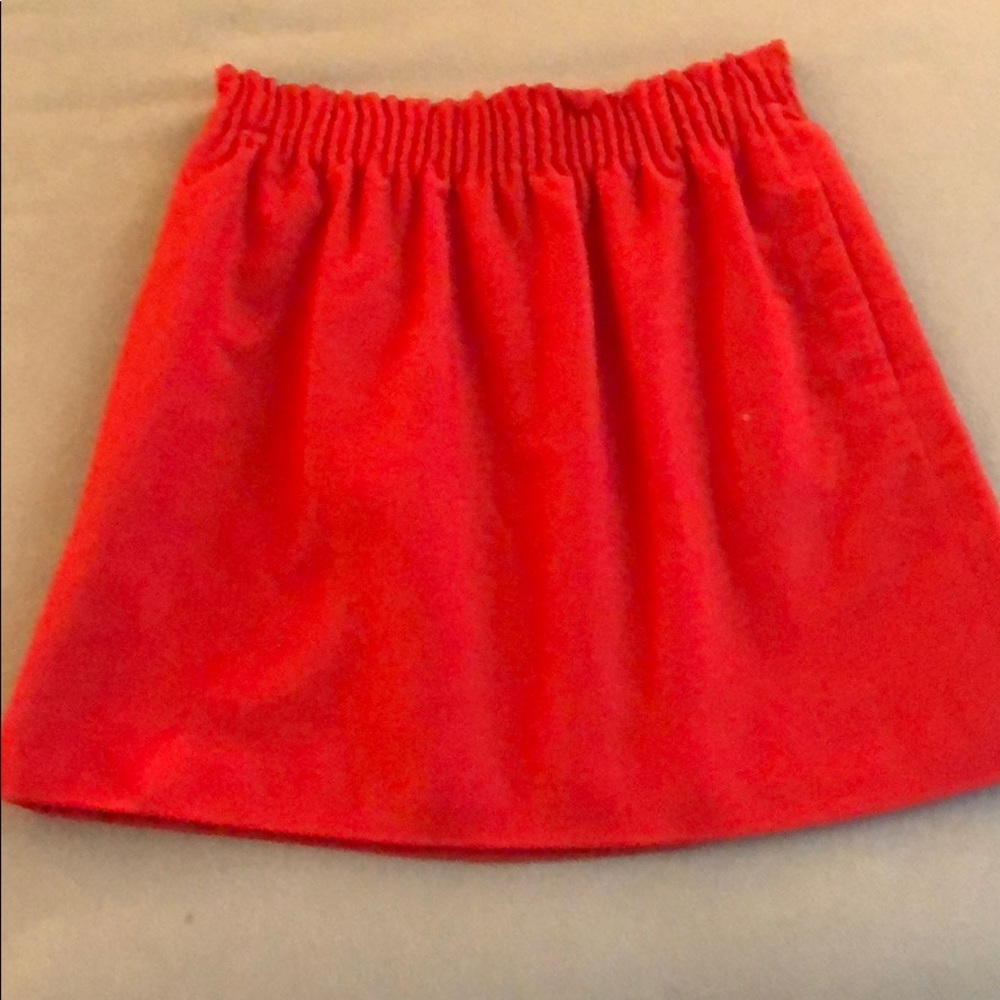 J Crew Red Skirt